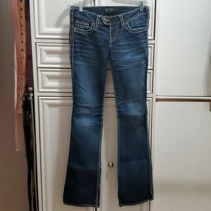 Silver, boot cut size 25 jeans